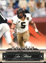 2007 Playoff Prestige #228 Jon Abbate