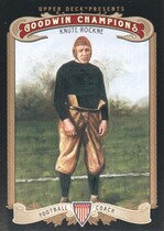 2012 Upper Deck Goodwin Champions #13 Knute Rockne