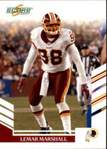 2007 Score Base Set #32 Lemar Marshall