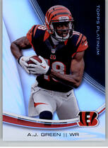 2013 Topps Platinum #28 A.J. Green