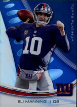 2013 Topps Platinum Sapphire #89 Eli Manning