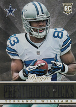 2013 Panini Prestige Prestigious Picks Gold #13 Terrance Williams