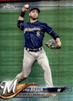 2018 Topps Chrome Prism Refractor #89 Ryan Braun