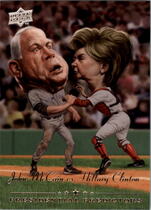 2008 Upper Deck Presidential Predictors Running Mate  Series 2 #PP11A Hillary Clinton|John McCain