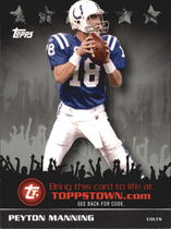 2009 Topps ToppsTown Silver #TTT4 Peyton Manning