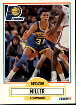1990 Fleer Base Set #78 Reggie Miller