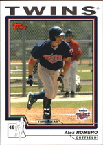 2004 Topps Traded #T188 Alex Romero