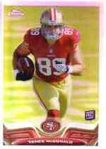 2013 Topps Chrome Refractors #188 Vance Mcdonald