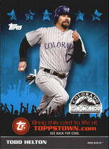 2009 Topps Topps Town Series 2 #TTT44 Todd Helton