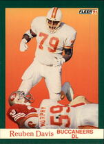 1991 Fleer Base Set #372 Reuben Davis