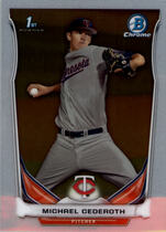 2014 Bowman Chrome Draft #CDP93 Michael Cederoth