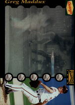 1996 Pinnacle Dennys Holograms #1 Greg Maddux
