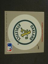 1991 Ultra Team Stickers #NNO Oakland Athletics