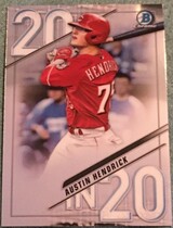 2020 Bowman Chrome Draft 20 in 20 #20IN20AH Austin Hendrick