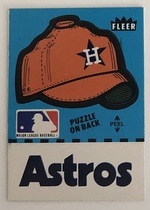 1982 Fleer Team Logo Stickers #NNO Astros