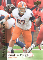 2013 Upper Deck Base Set #147 Justin Pugh