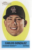 2012 Topps Heritage Stick-Ons #6 Carlos Gonzalez