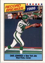1987 Topps Base Set #3 Dave Jennings