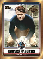 2006 Topps Hall of Fame Tribute #BN Bronko Nagurski