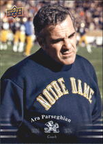 2013 Upper Deck Notre Dame #4 Ara Parseghian