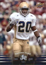 2013 Upper Deck Notre Dame #75 Gerome Sapp