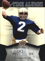 2013 Upper Deck Notre Dame All Time Alumni #ATATC Tom Clements