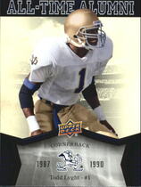 2013 Upper Deck Notre Dame All Time Alumni #ATATL Todd Lyght