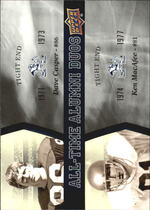 2013 Upper Deck Notre Dame All Time Alumni Duos #ATAD-CM Dave Casper|Ken Macafee