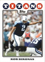 2008 Topps Base Set #283 Rob Bironas