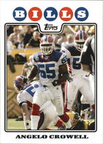 2008 Topps Base Set #240 Angelo Crowell