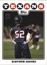 2008 Topps Base Set #419 Xavier Adibi