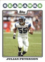 2008 Topps Base Set #242 Julian Peterson
