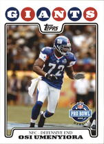 2008 Topps Base Set #303 Osi Umenyiora