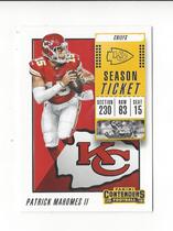 2018 Panini Contenders #51 Patrick Mahomes