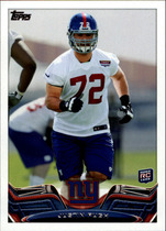 2013 Topps Base Set #235 Justin Pugh