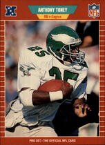 1989 Pro Set Base Set #323 Anthony Toney