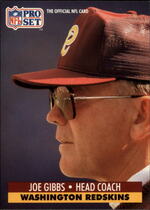 1991 Pro Set Base Set #324 Joe Gibbs