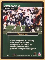 2001 NFL Showdown 1st Edition Strategy #S27 Emmitt Smith