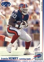 2002 Pacific Heads Update Blue #22 Travis Henry