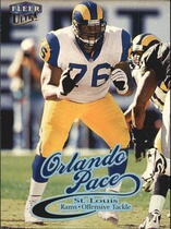 1999 Ultra Base Set #166 Orlando Pace