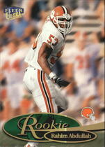 1999 Ultra Base Set #280R Rahim Abdullah