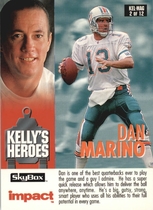 1993 SkyBox Impact Kelly/Magic #2 Jim Kelly|Dan Marino