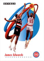 1991 SkyBox Base Set #82 James Edwards