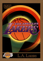 1990 SkyBox Base Set #340 L.A. Lakers TC