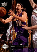 2009 Upper Deck Base Set #85 Sasha Vujacic