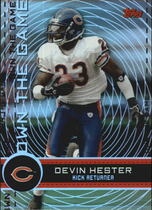 2007 Topps Own The Game #OTG-DH Devin Hester