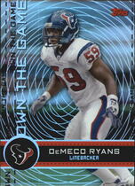 2007 Topps Own The Game #OTG-DR Demeco Ryans
