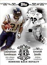 2007 Topps Running Back Royalty #RBR-LSM Smith|Tomlinson