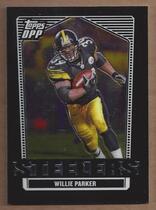 2007 Topps Draft Picks and Prospects Chrome Black #33 Willie Parker