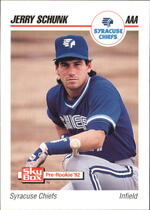 1992 SkyBox AAA #231 Jerry Schunk
